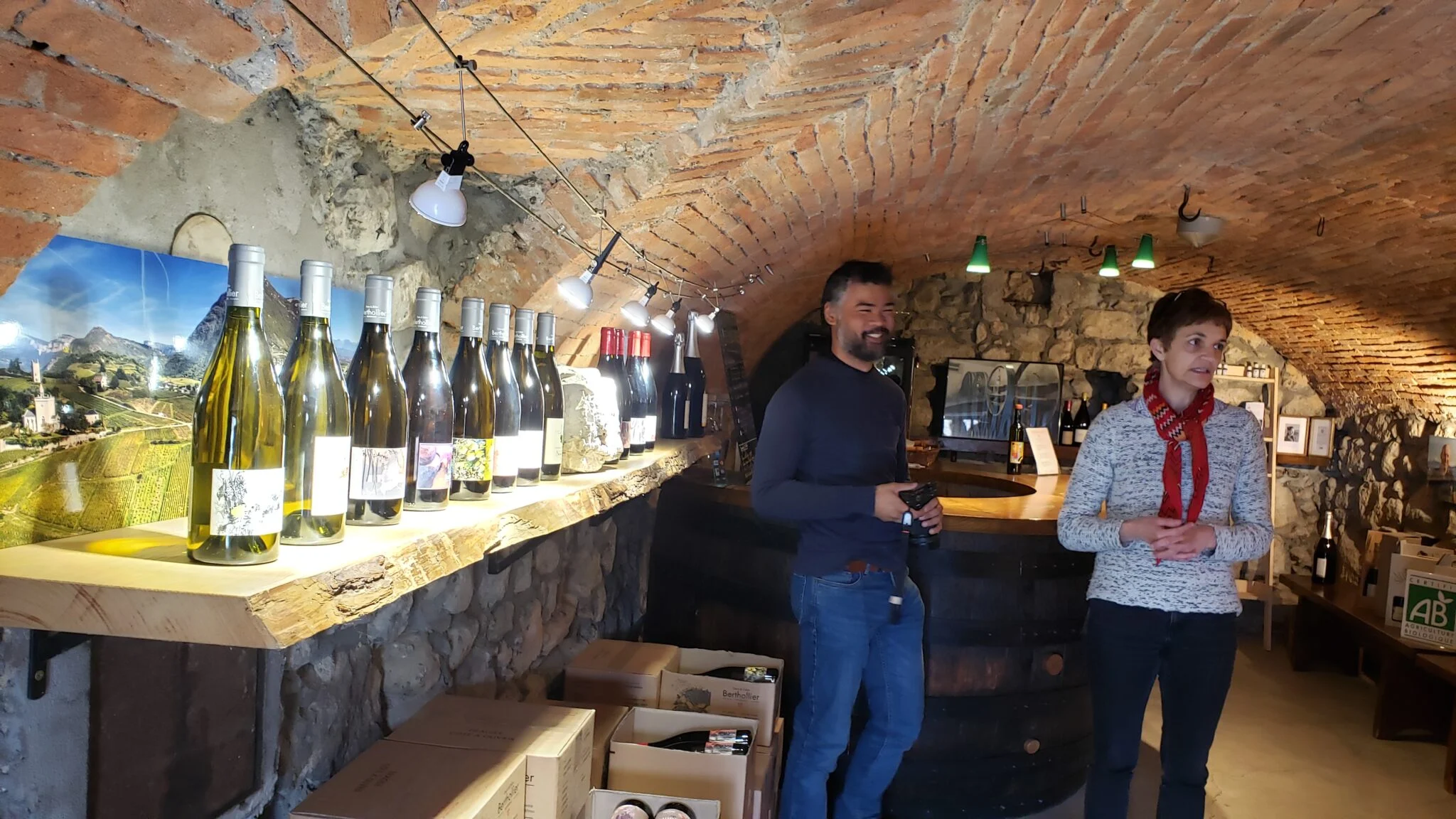 Dégustation de vin lors d'un séminaire