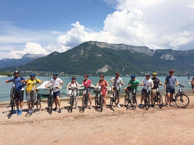 Séminaire à vélo autour du lac d'Annecy