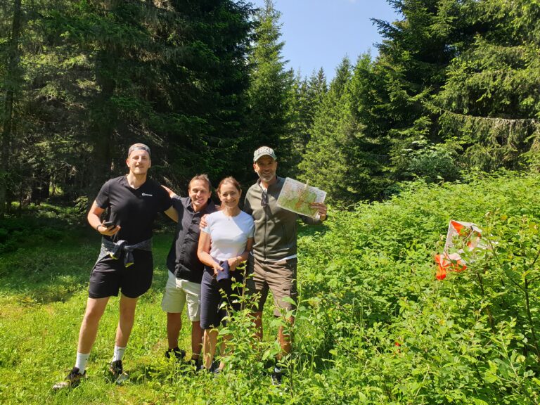 course d'orientation à la feclaz