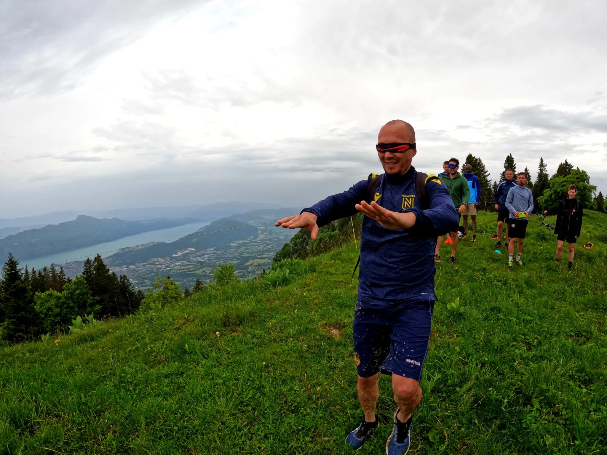 Activité de groupe à Lescheraines