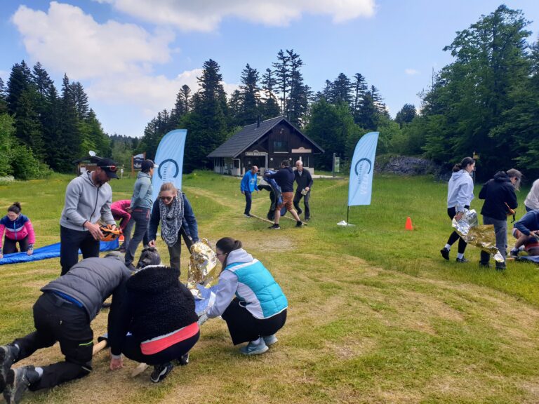 Animation Olympiades nature à Saint François de Sales dans le massif des Bauges