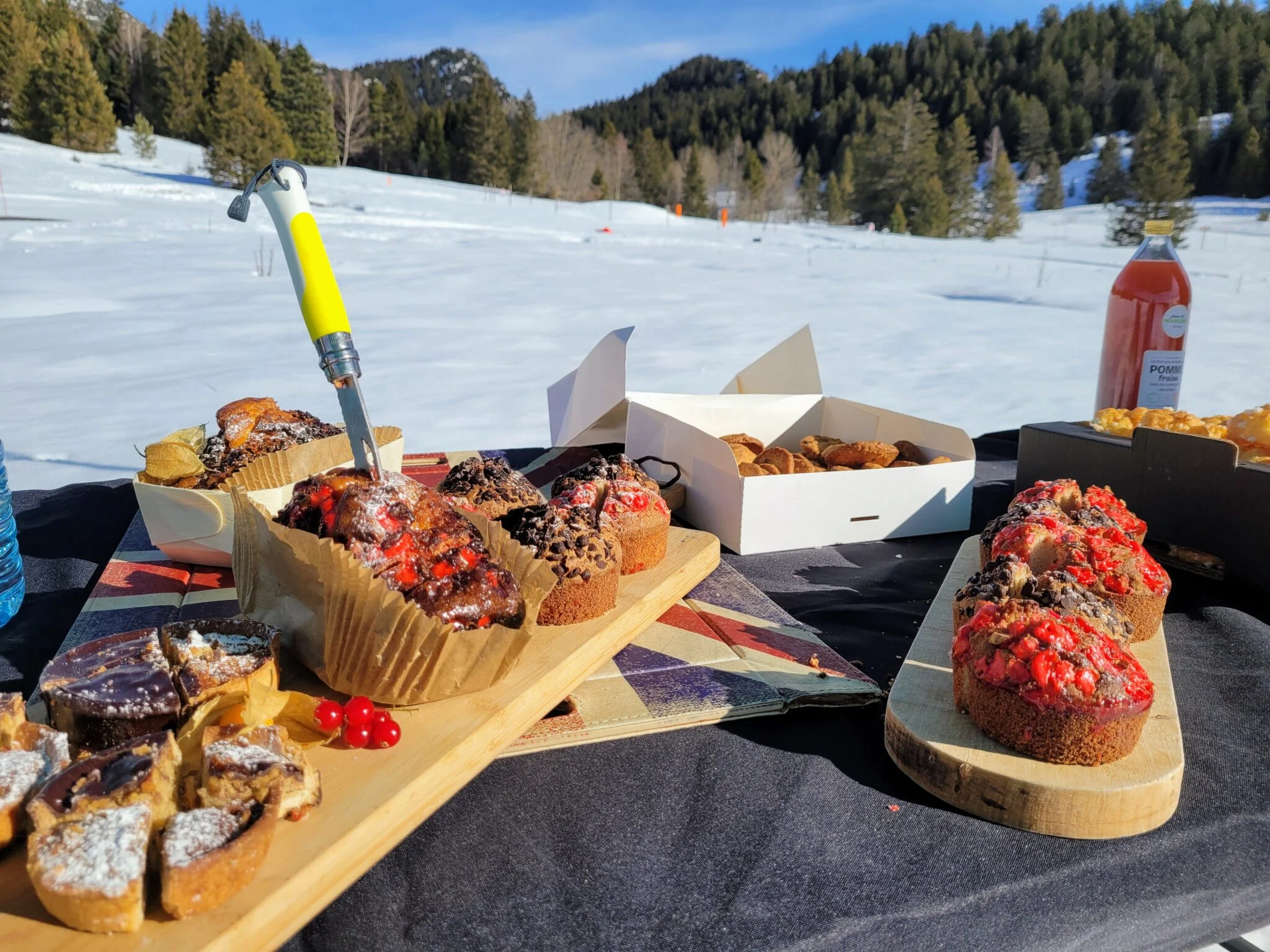 pause pique nique à Chamrousse