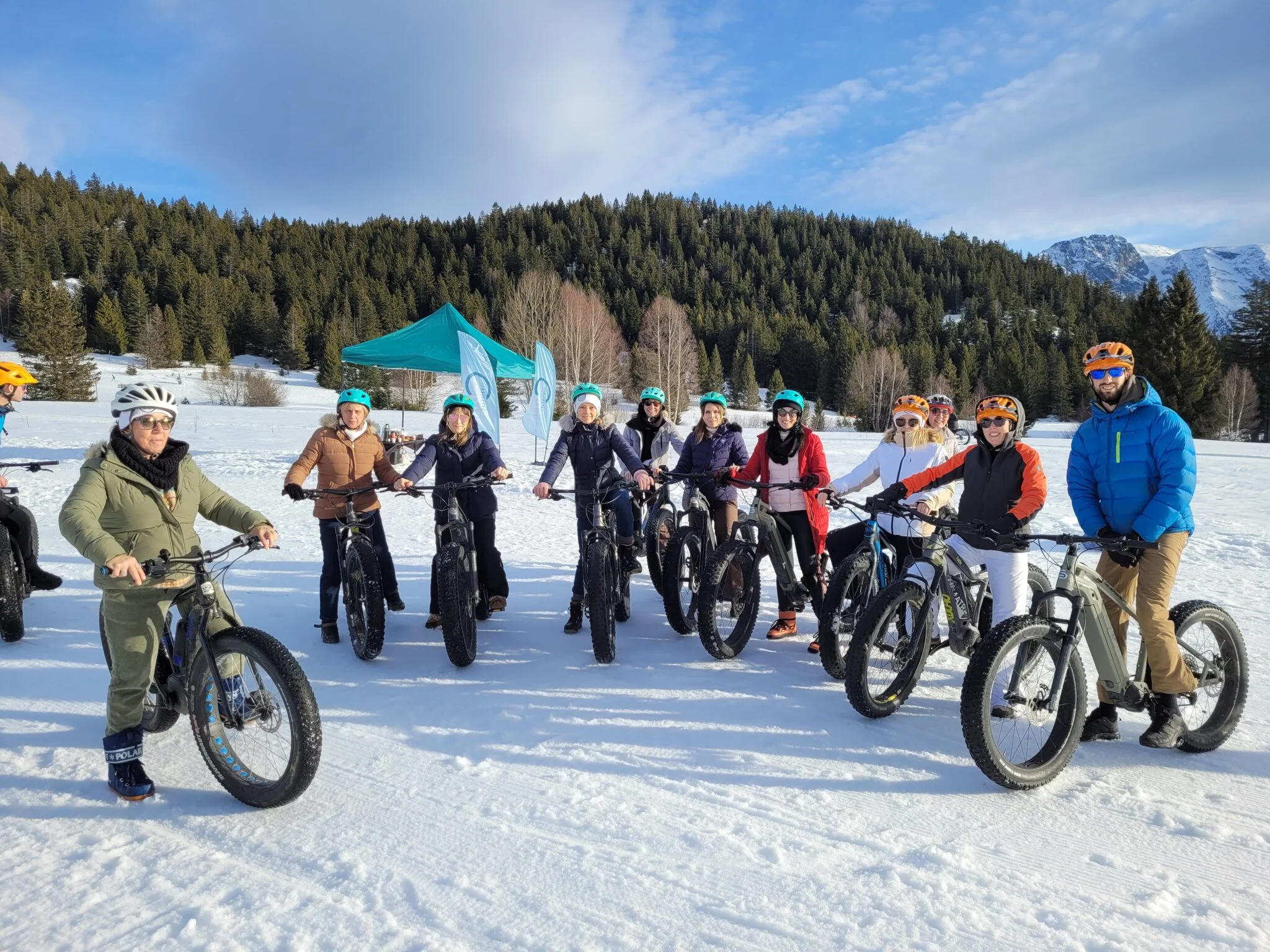 Activité Team building à Chamrousse l'hiver. Un Incentive à proximité de Grenoble