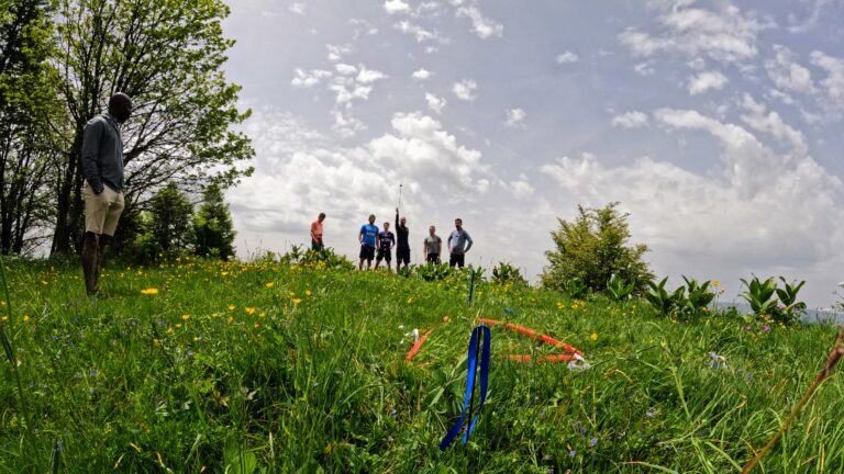Olympiades nature lors d'un EVG sur Savoie Grand revard