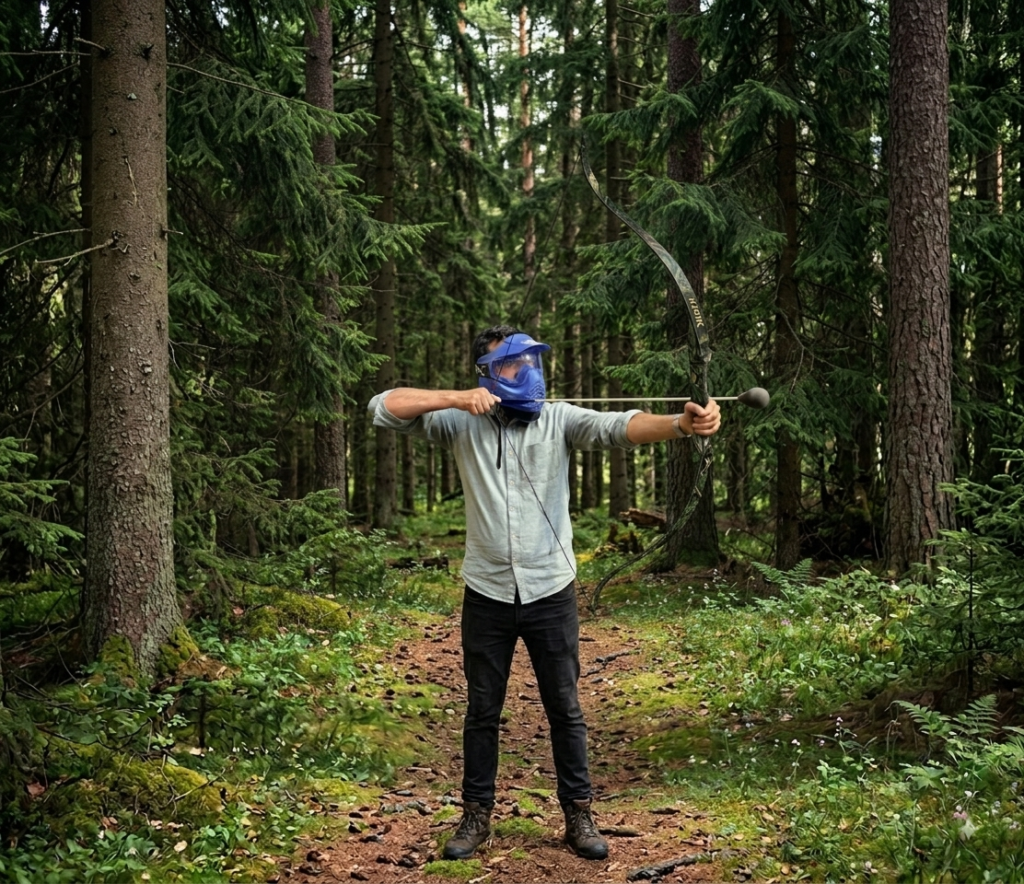 Archery Tag en Savoie à la Feclaz