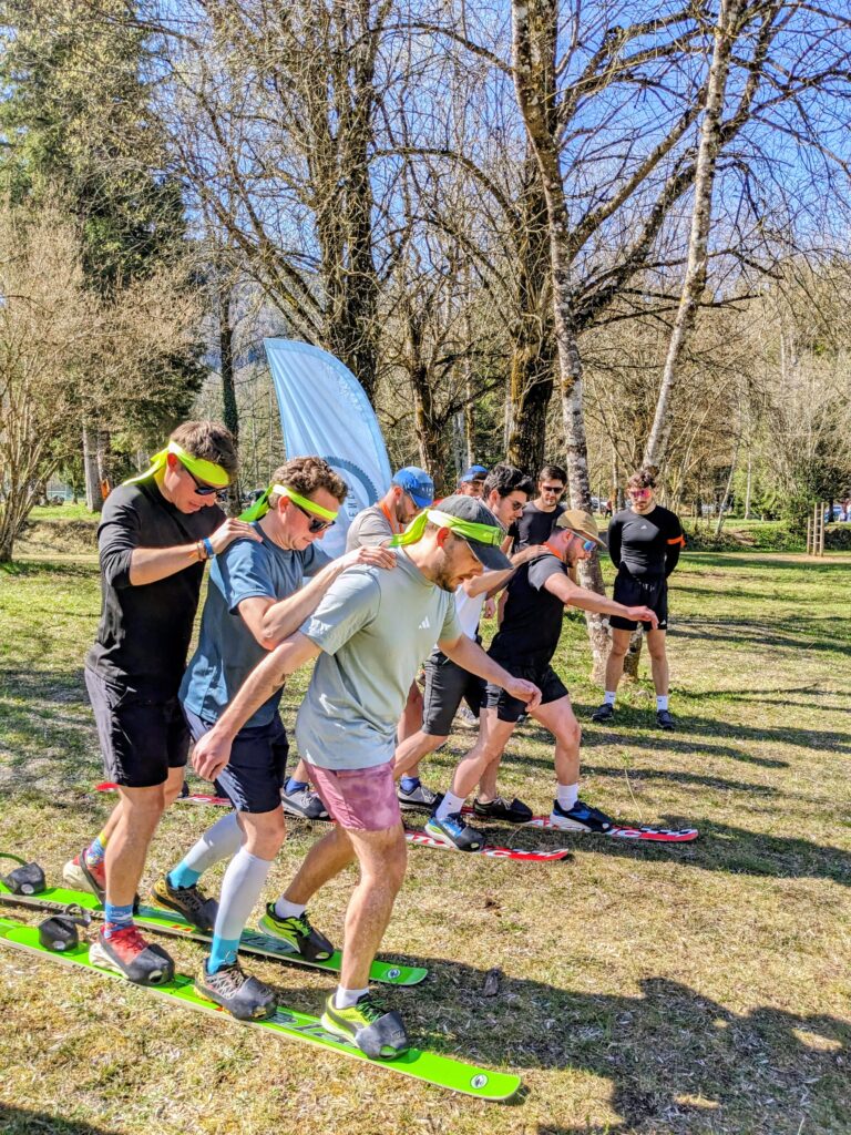 skis géants lors d'un evg