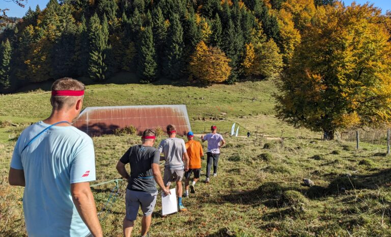 course d'orientation au Bourget en Huiles