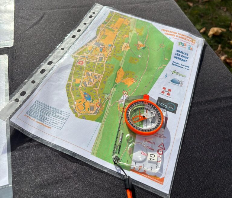 Course d'orientation à Chambéry Challes les Eaux