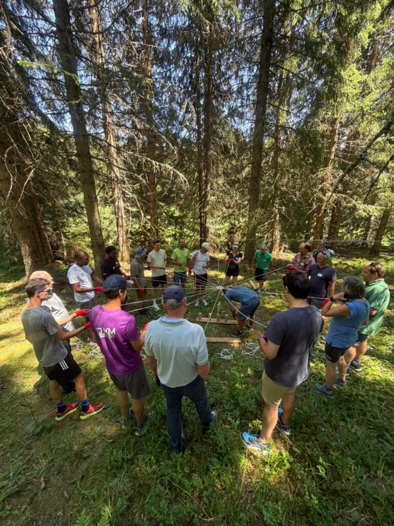 Team building nature avec un jeu coopératif
